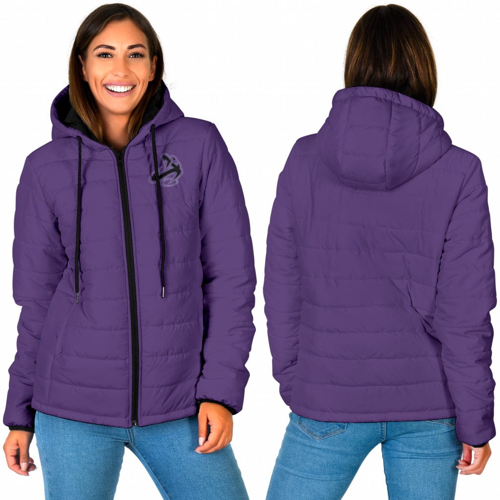 Athletic Apparatus Purple V3 Women's Padded Hooded Jacket - Athletic Apparatus
