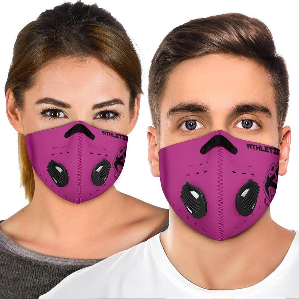 Athletic Apparatus Pink 2 Black logo S2 Face mask - Athletic Apparatus