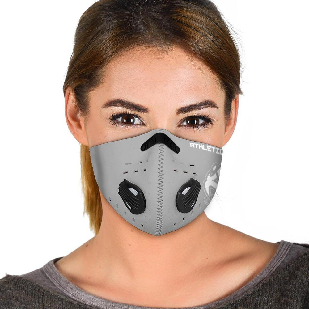 
                      
                        Athletic Apparatus Grey 2 White logo S1 Face Mask - Athletic Apparatus
                      
                    