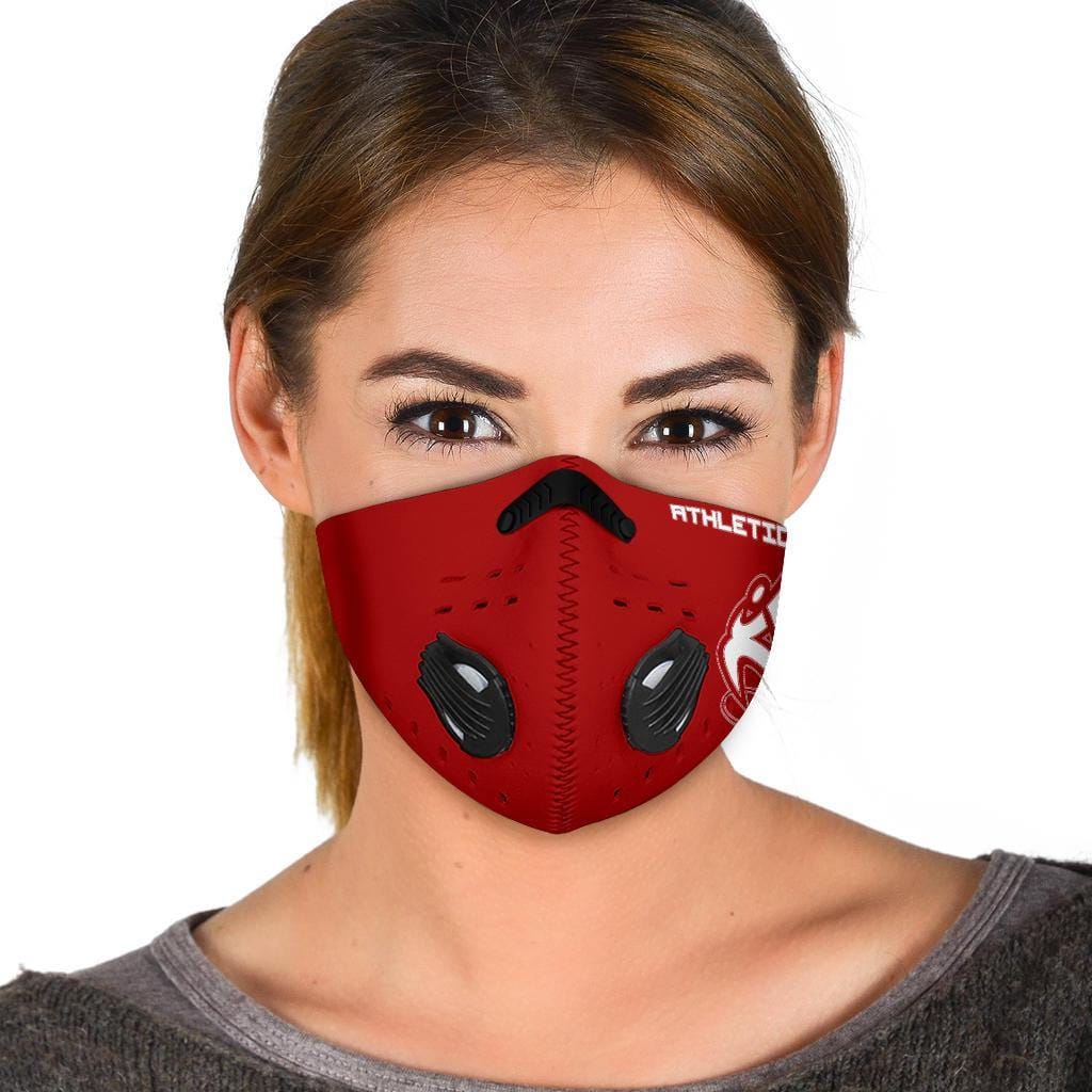 Athletic Apparatus Red White logo S1 Face mask - Athletic Apparatus