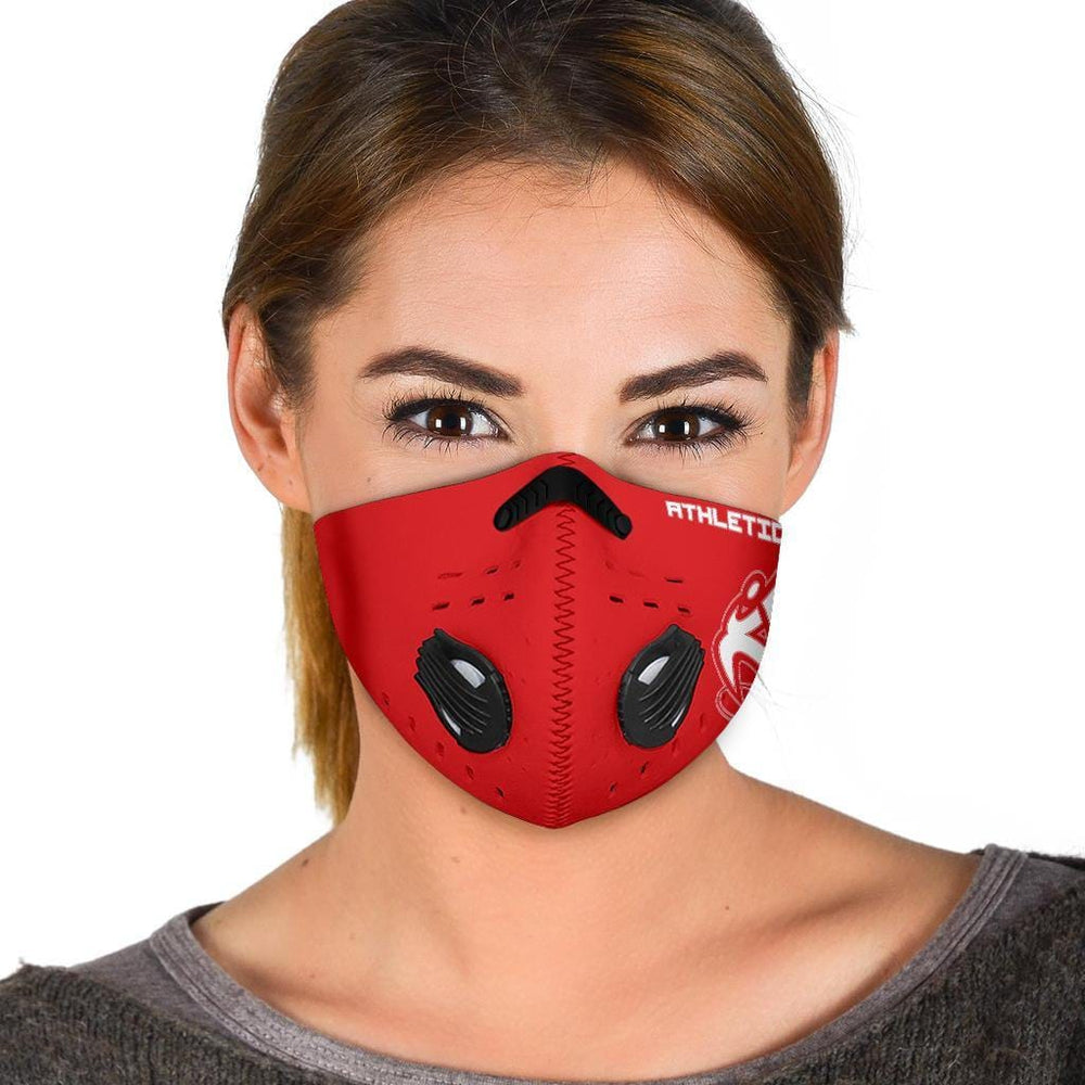 
                      
                        Athletic Apparatus Red 1 White logo S1 Face mask - Athletic Apparatus
                      
                    