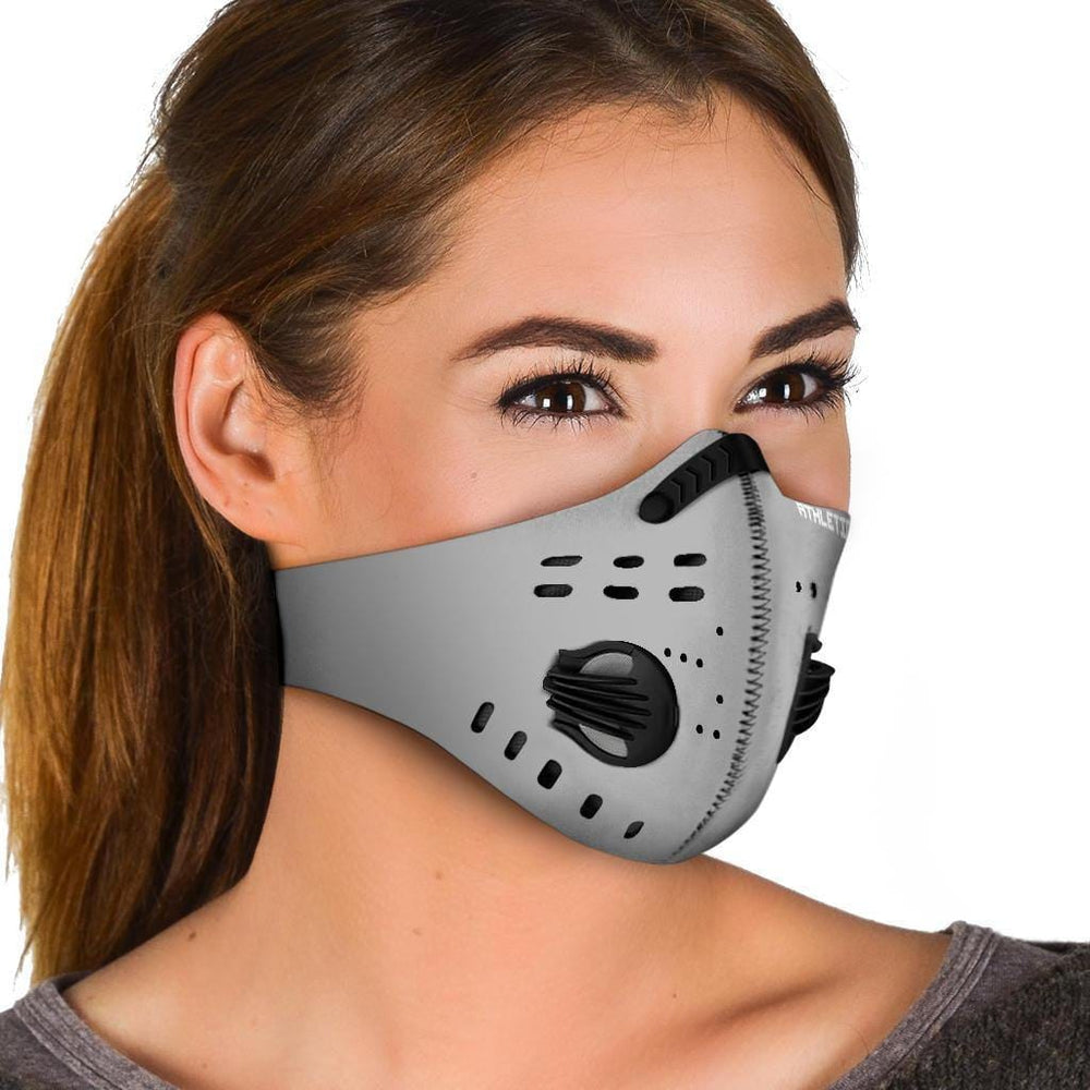 
                      
                        Athletic Apparatus Grey 2 White logo S1 Face Mask - Athletic Apparatus
                      
                    