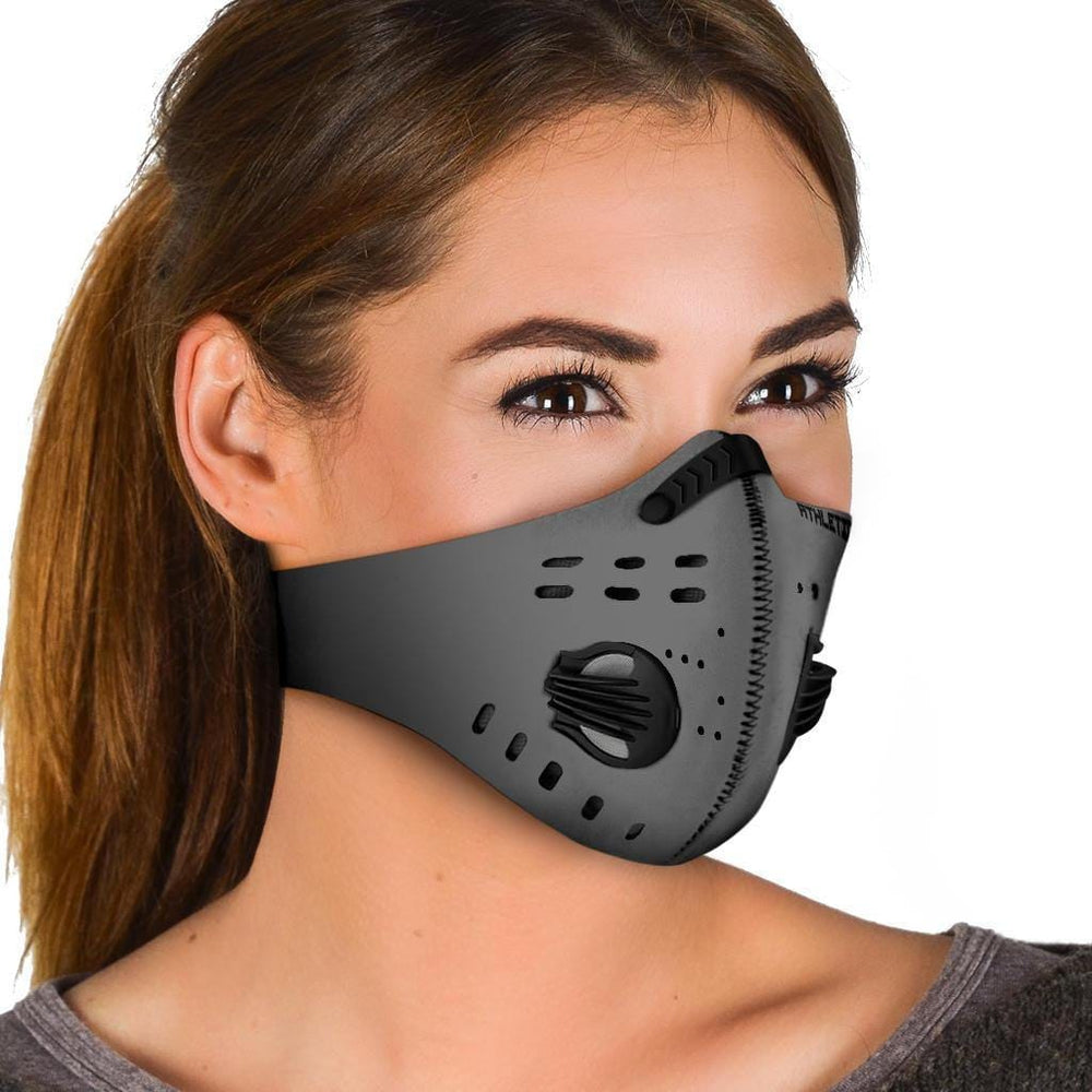 
                      
                        Athletic Apparatus Grey Black logo S2 Face Mask - Athletic Apparatus
                      
                    