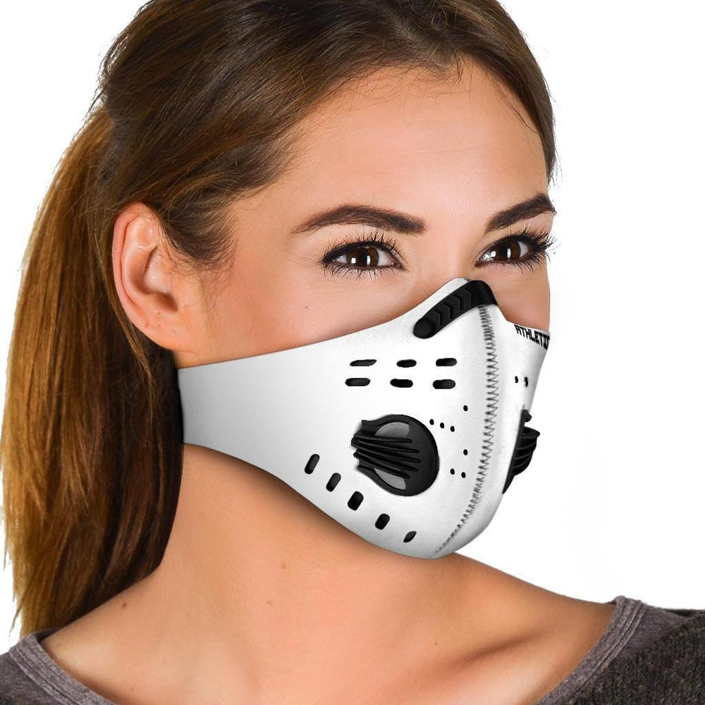 
                      
                        Athletic Apparatus White Black logo S2 Face mask - Athletic Apparatus
                      
                    