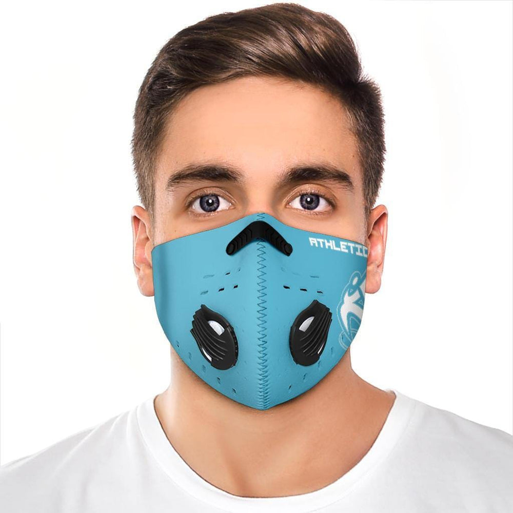 
                      
                        Athletic Apparatus Blue 7 White logo S1 Face Mask - Athletic Apparatus
                      
                    