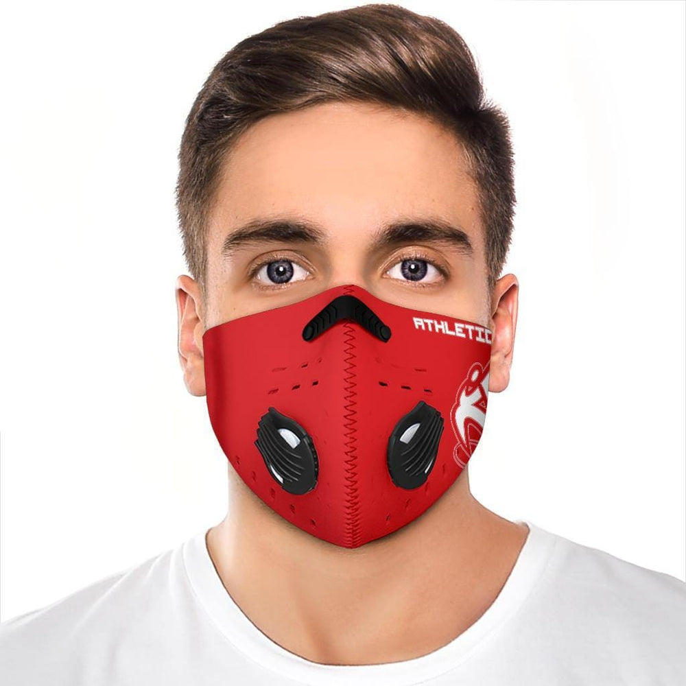 
                      
                        Athletic Apparatus Red 1 White logo S1 Face mask - Athletic Apparatus
                      
                    