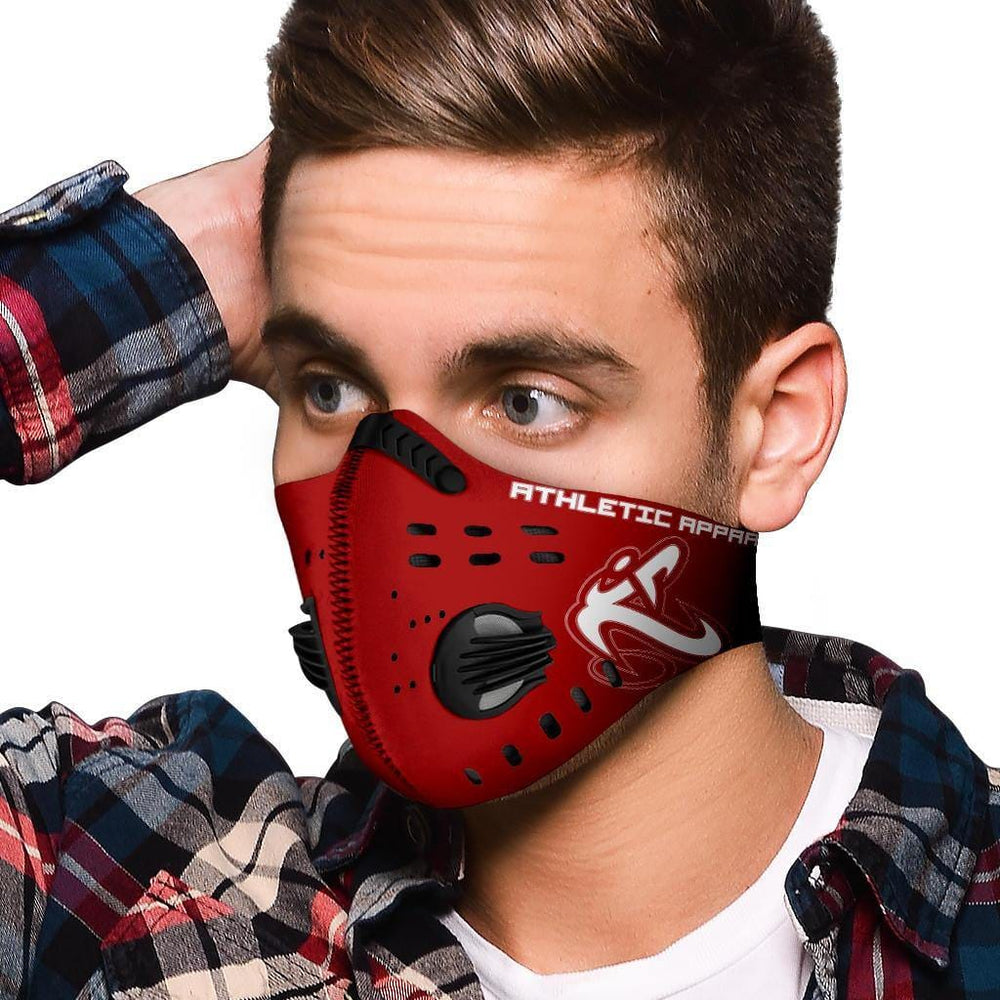 
                      
                        Athletic Apparatus Red White logo S1 Face mask - Athletic Apparatus
                      
                    