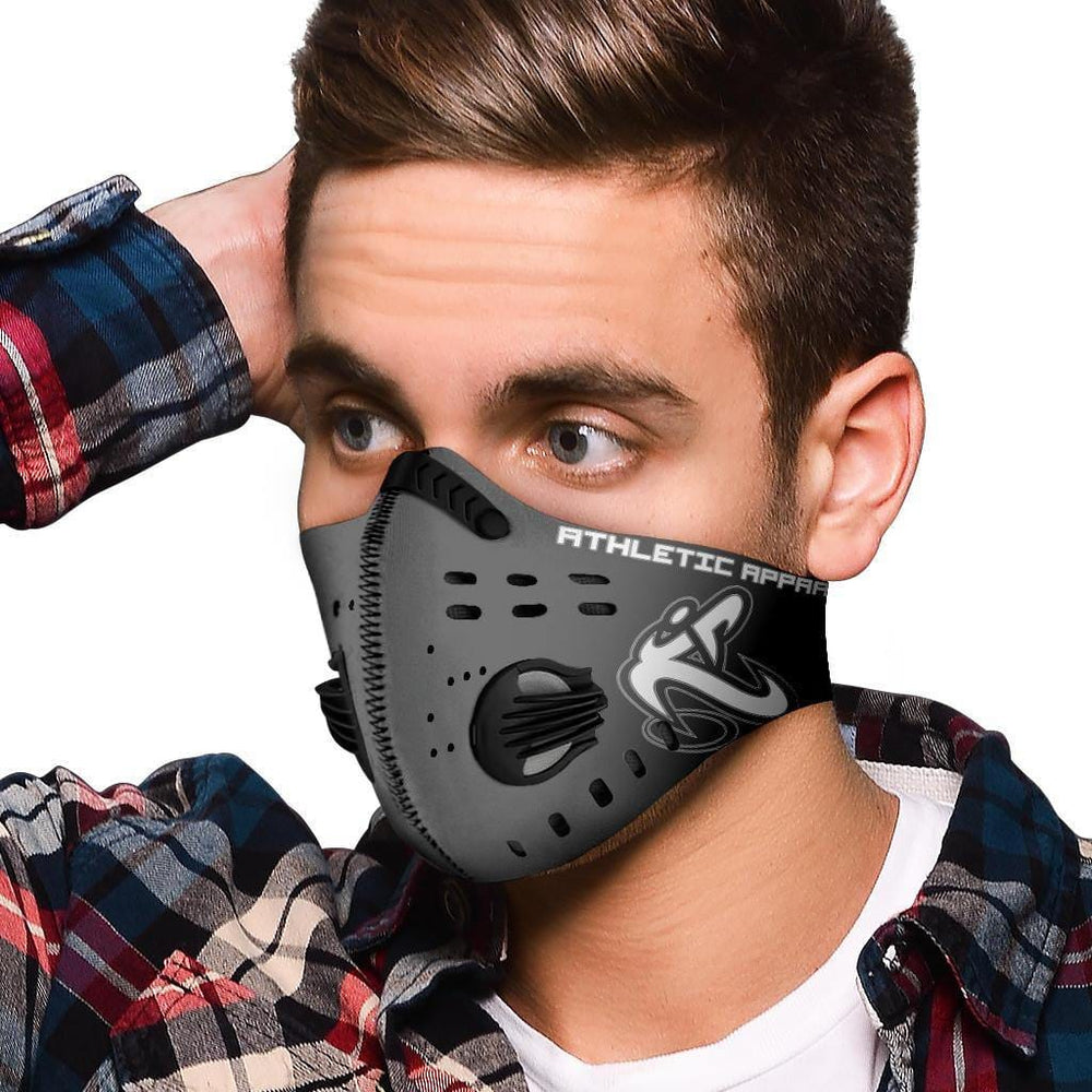 
                      
                        Athletic Apparatus Grey White logo S1 Face Mask - Athletic Apparatus
                      
                    