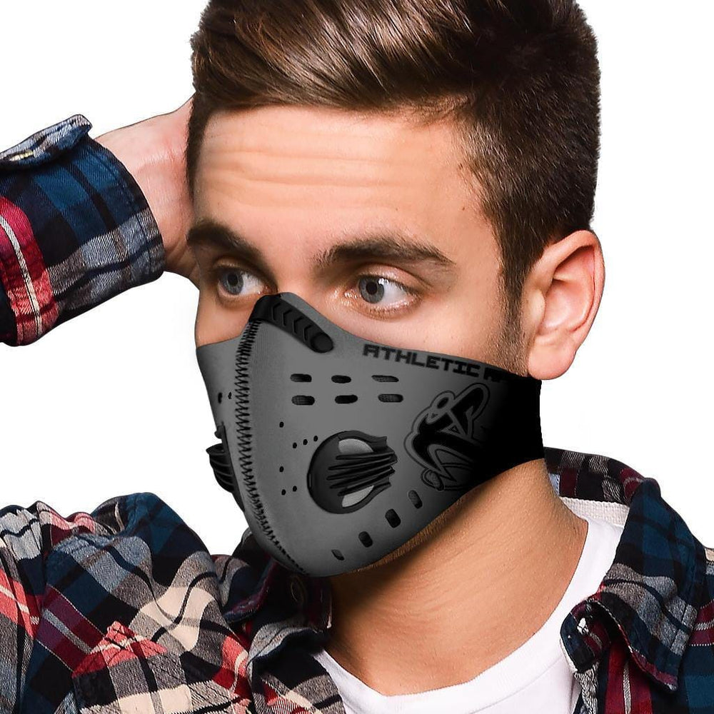 
                      
                        Athletic Apparatus Grey Black logo S2 Face Mask - Athletic Apparatus
                      
                    