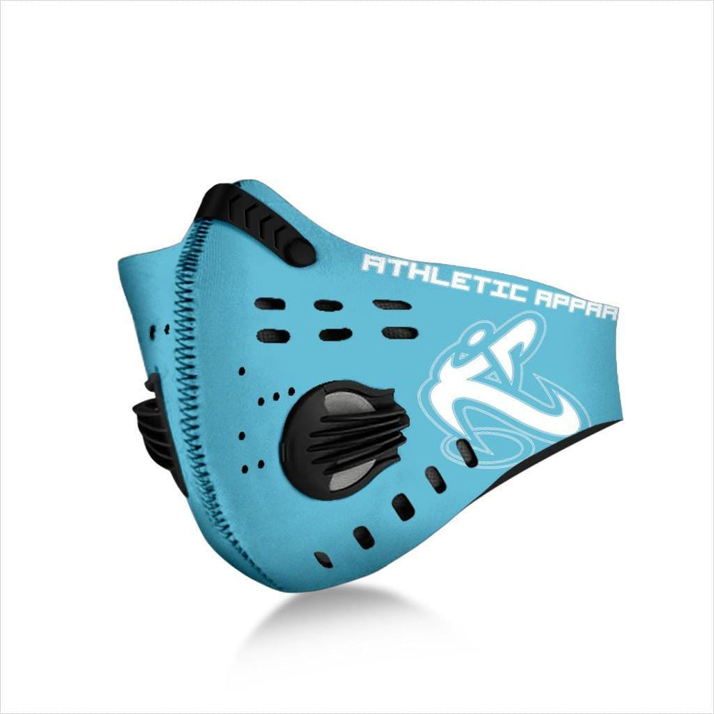 
                  
                    Athletic Apparatus Blue 7 White logo S1 Face Mask - Athletic Apparatus
                  
                