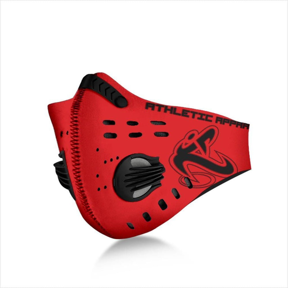 
                  
                    Athletic Apparatus Red 1 Black logo S2 Face mask - Athletic Apparatus
                  
                