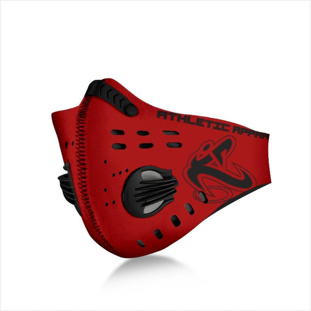 
                  
                    Athletic Apparatus Red Black logo S2 Face mask - Athletic Apparatus
                  
                