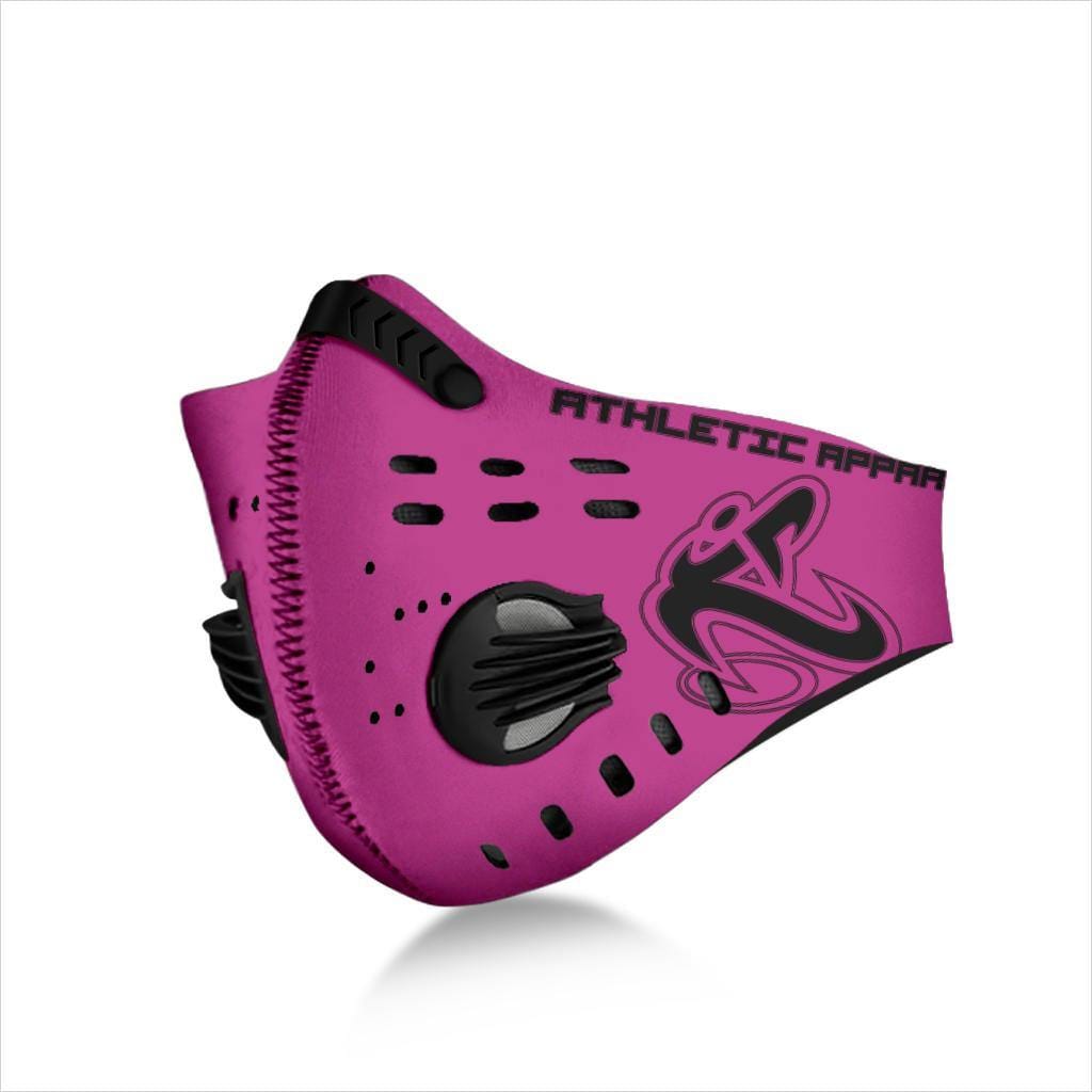 
                  
                    Athletic Apparatus Pink 2 Black logo S2 Face mask - Athletic Apparatus
                  
                