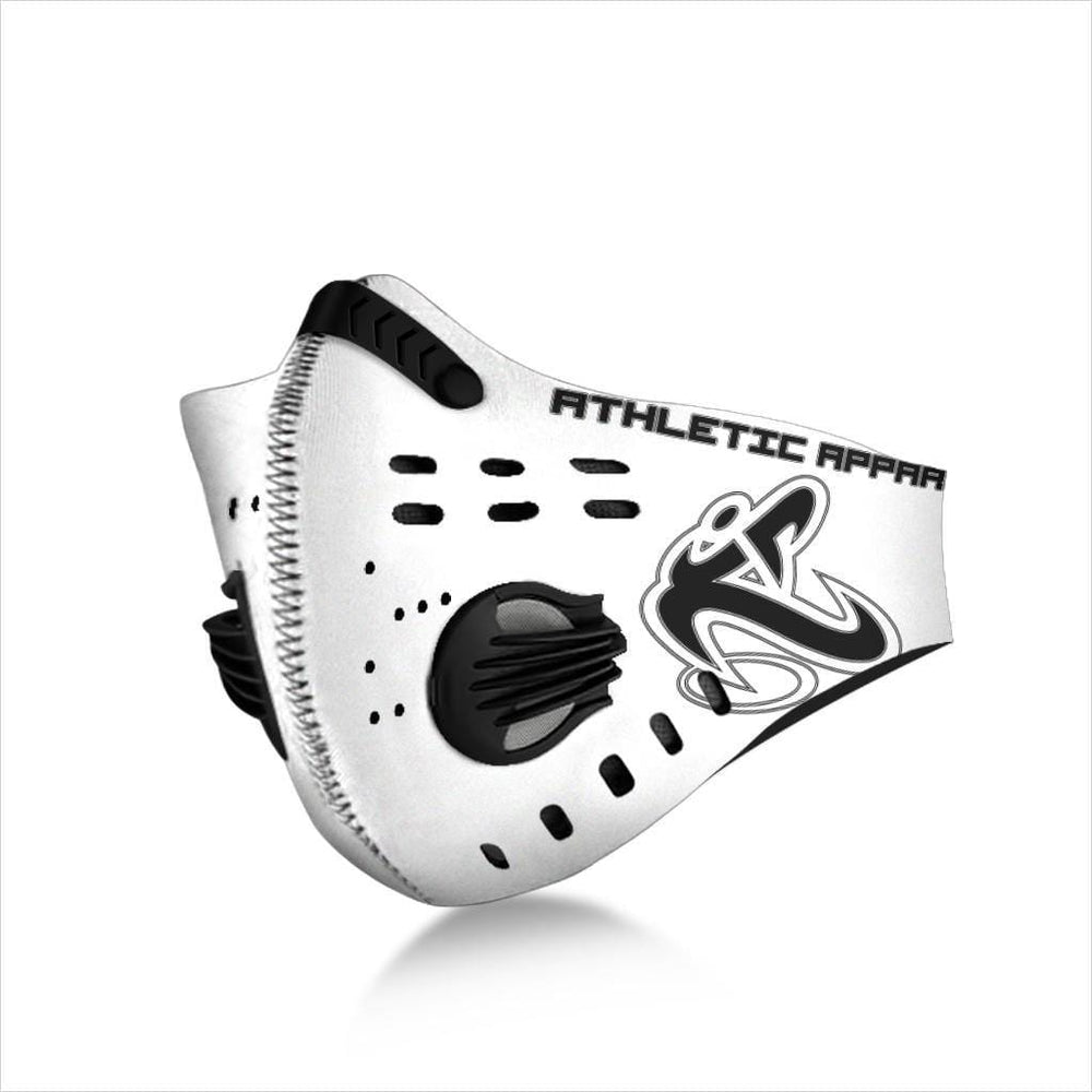 
                      
                        Athletic Apparatus White Black logo S2 Face mask - Athletic Apparatus
                      
                    