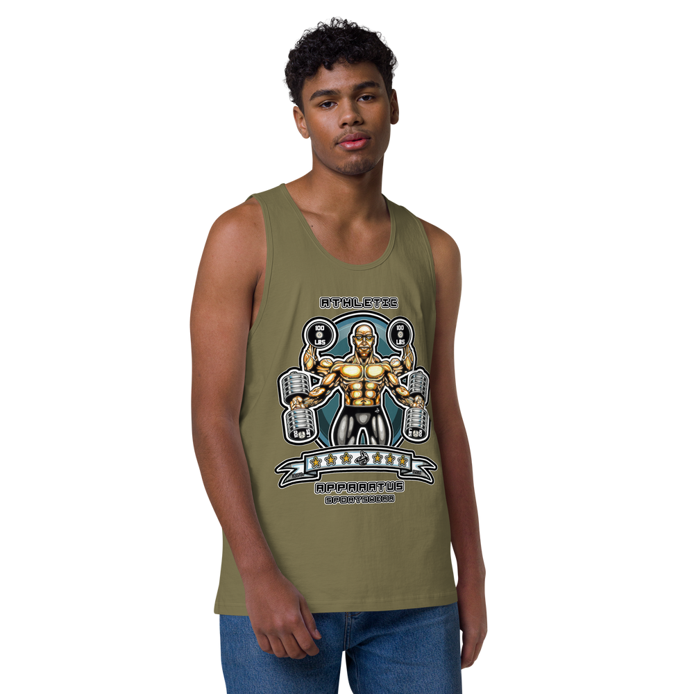 
                      
                        Athletic Apparatus The Weight Lifter Men’s premium tank top
                      
                    