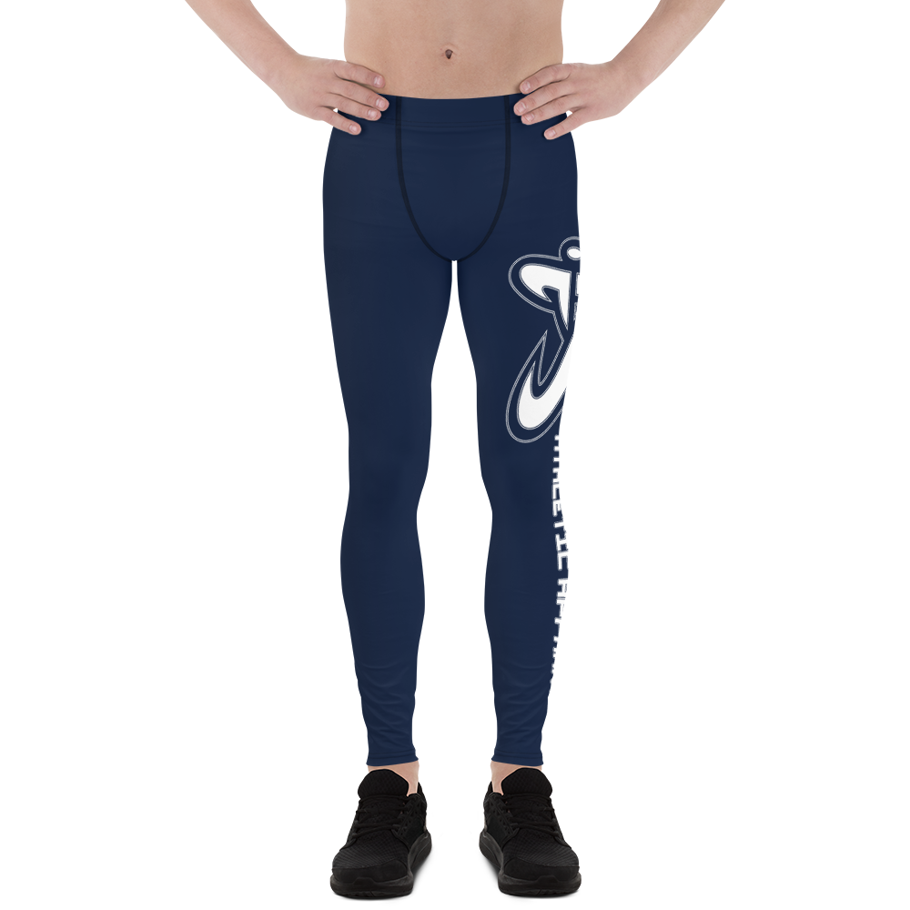 
                      
                        Athletic Apparatus Navy White logo V2 Men's Leggings - Athletic Apparatus
                      
                    