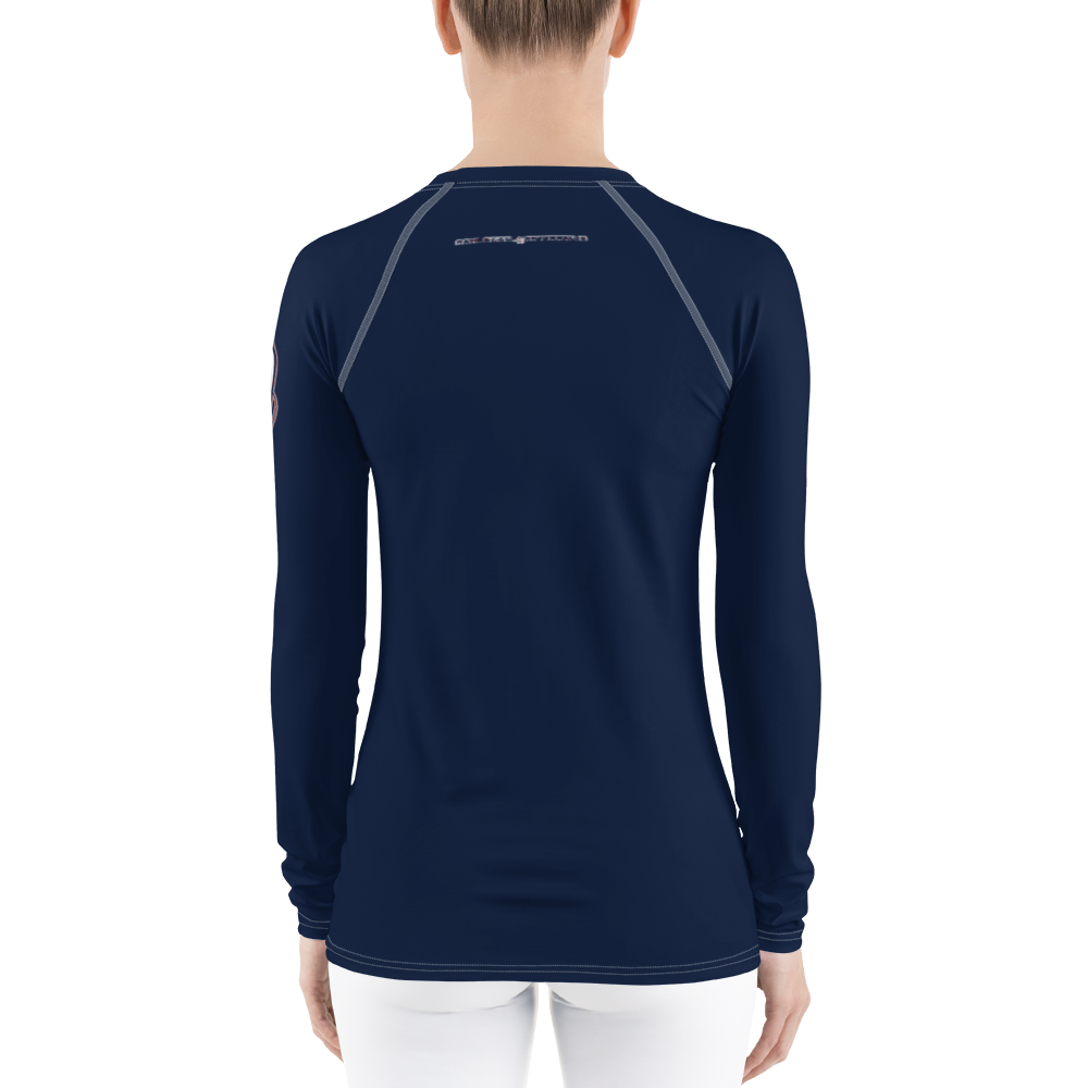 
                      
                        Athletic Apparatus Navy Blue rwb logo White stitch Women's Rash Guard - Athletic Apparatus
                      
                    