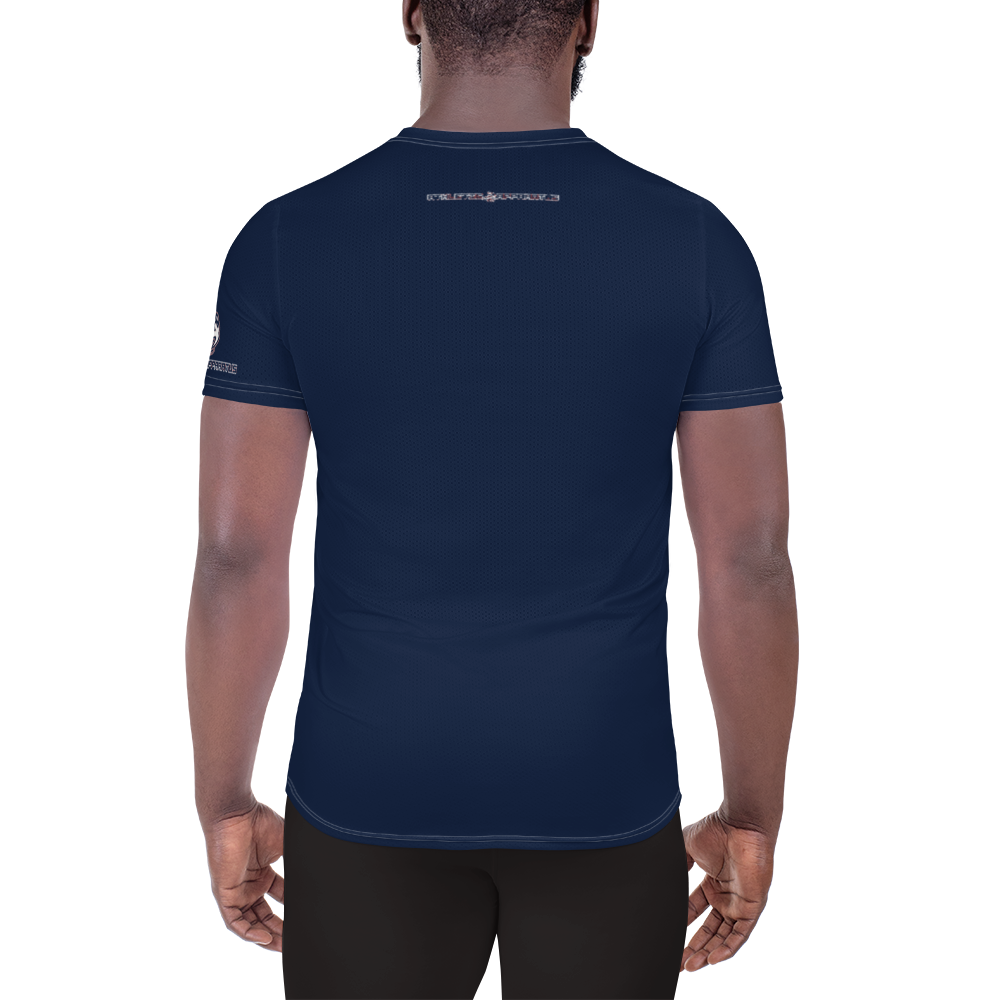 
                      
                        Athletic Apparatus Navy Blue rwb logo White stitch Men's Athletic T-shirt - Athletic Apparatus
                      
                    