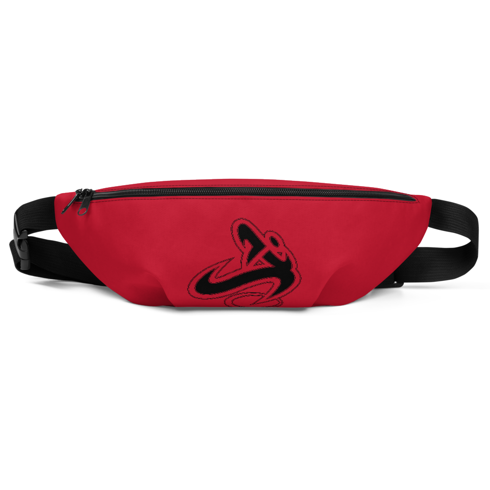Athletic Apparatus Red Black Logo Fanny Pack - Athletic Apparatus