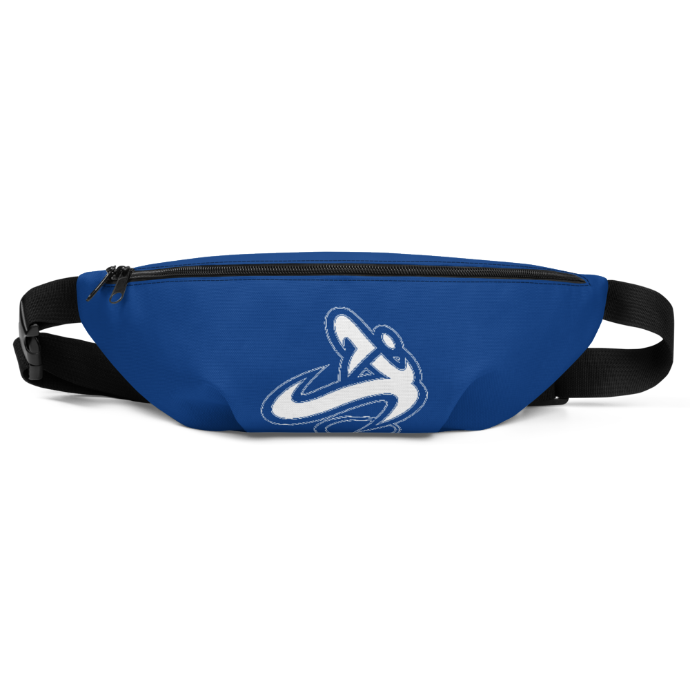 Athletic Apparatus Blue 2 White Logo Fanny Pack - Athletic Apparatus