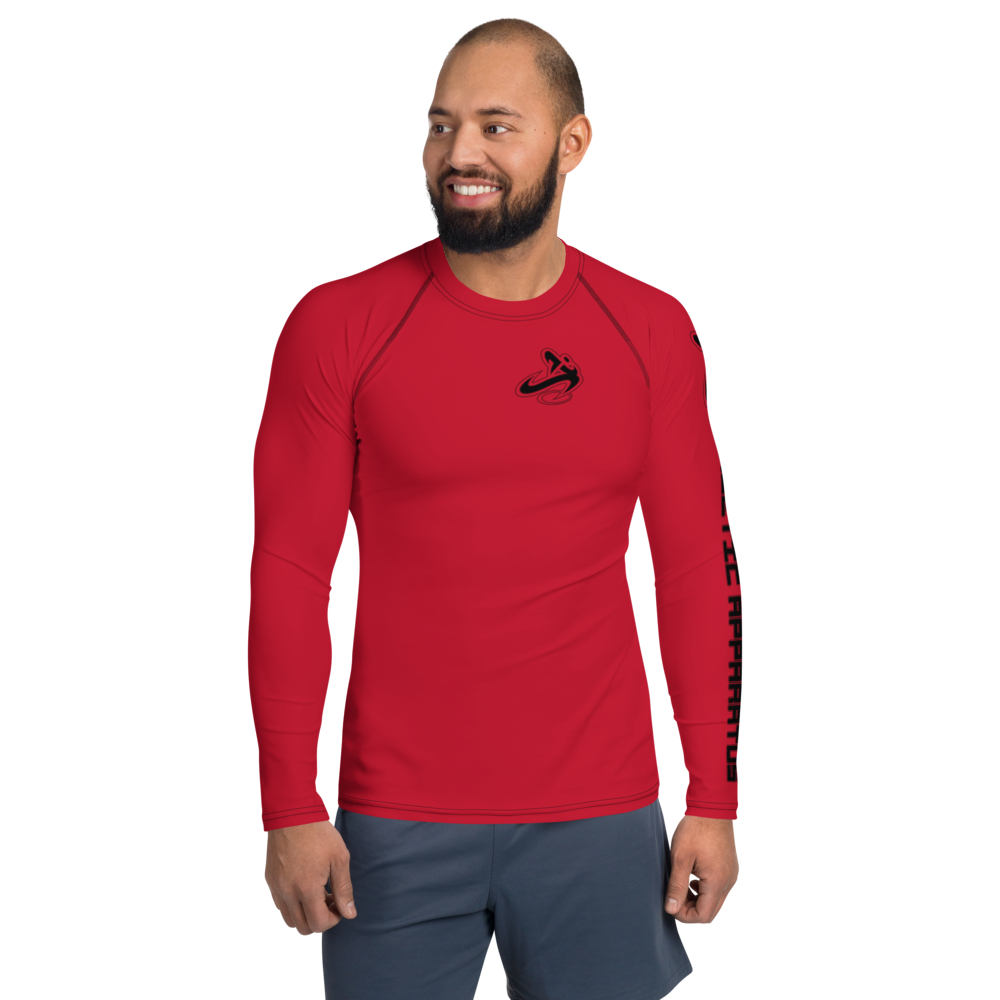 
                      
                        Athletic Apparatus Red Black Logo Men's Rash Guard - Athletic Apparatus
                      
                    