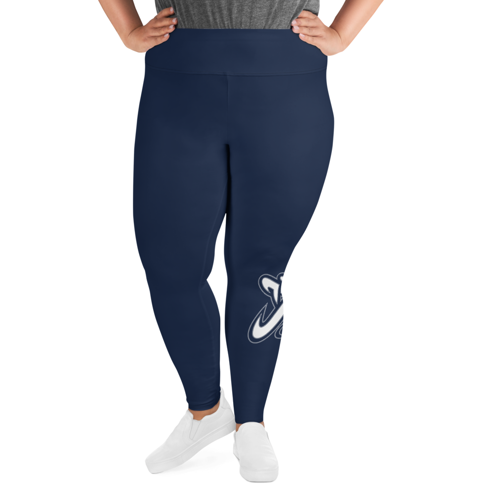 
                      
                        Athletic Apparatus Navy Blue White logo V3 Plus Size Leggings - Athletic Apparatus
                      
                    