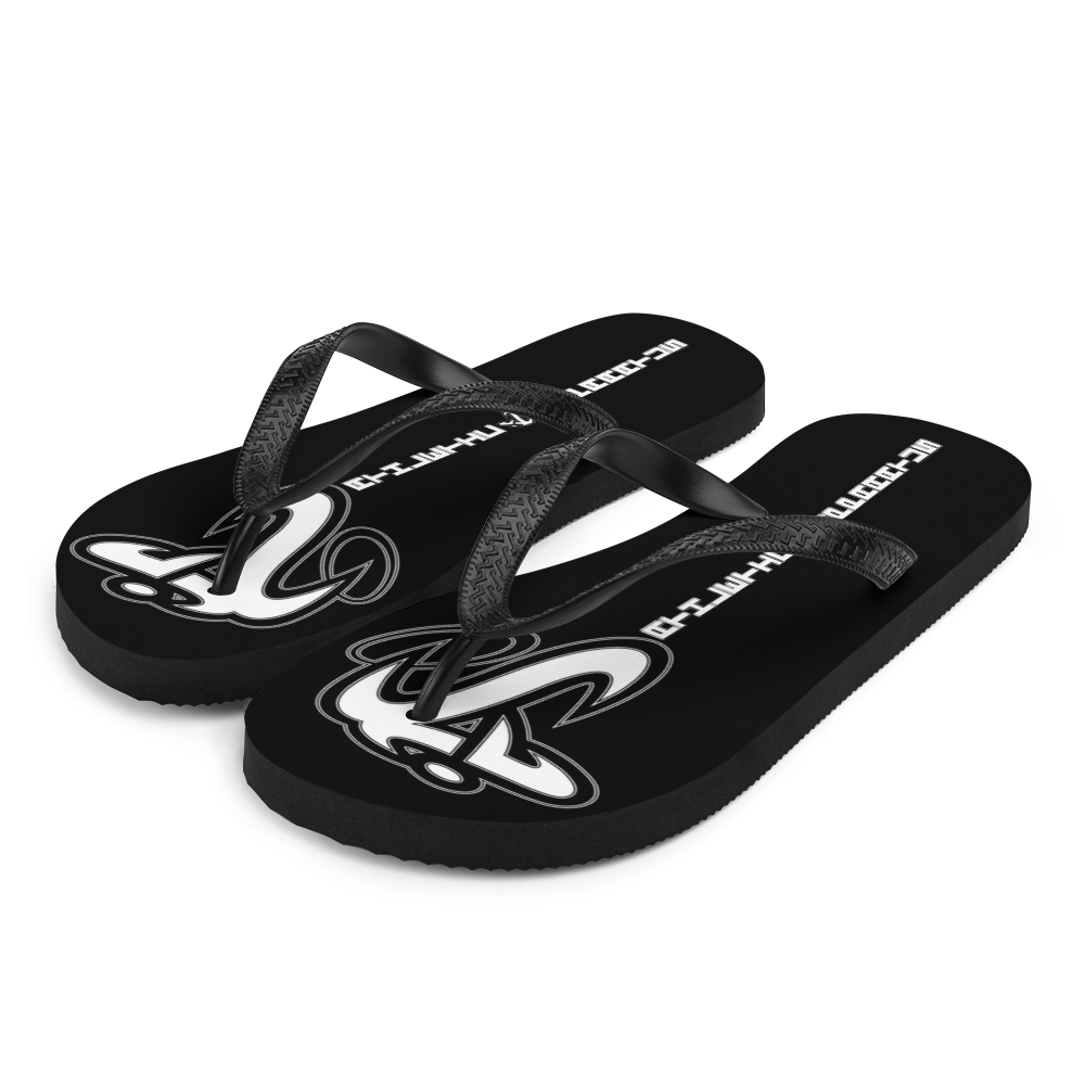 
                  
                    Athletic Apparatus Black White logo Flip-Flops - Athletic Apparatus
                  
                