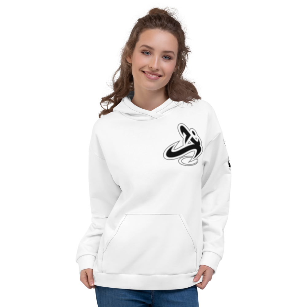 
                      
                        Athletic Apparatus White Black Logo Unisex Hoodie - Athletic Apparatus
                      
                    