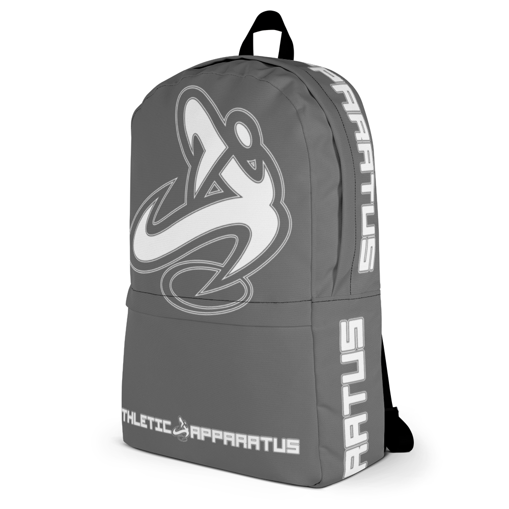 
                      
                        Athletic Apparatus Grey White logo Backpack - Athletic Apparatus
                      
                    