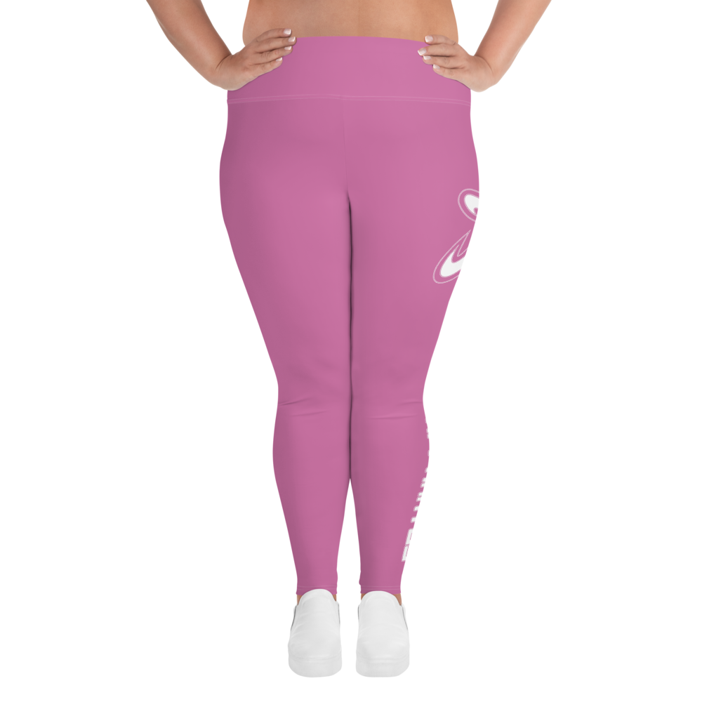 
                      
                        Athletic Apparatus Pink 1 White logo White stitch Plus Size Leggings - Athletic Apparatus
                      
                    