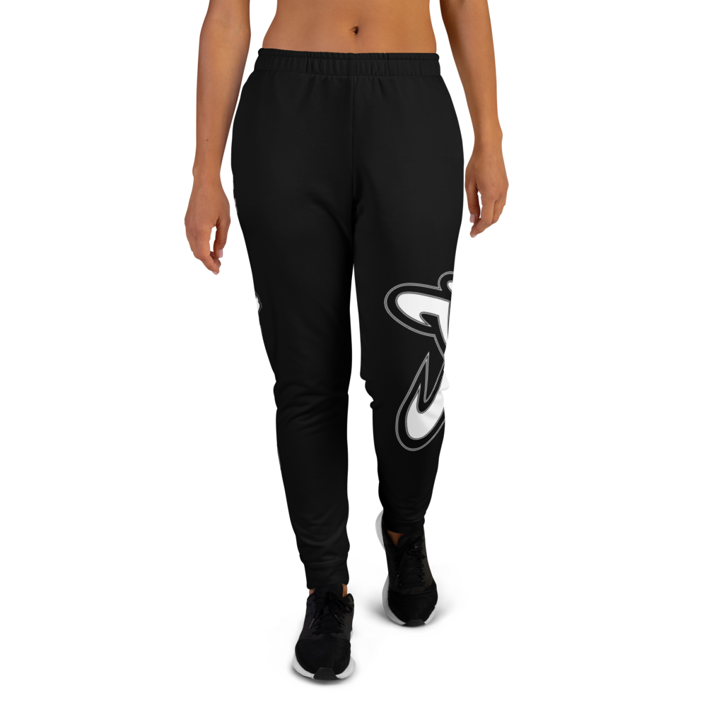 Athletic Apparatus Black White Logo V2 Women's Joggers - Athletic Apparatus