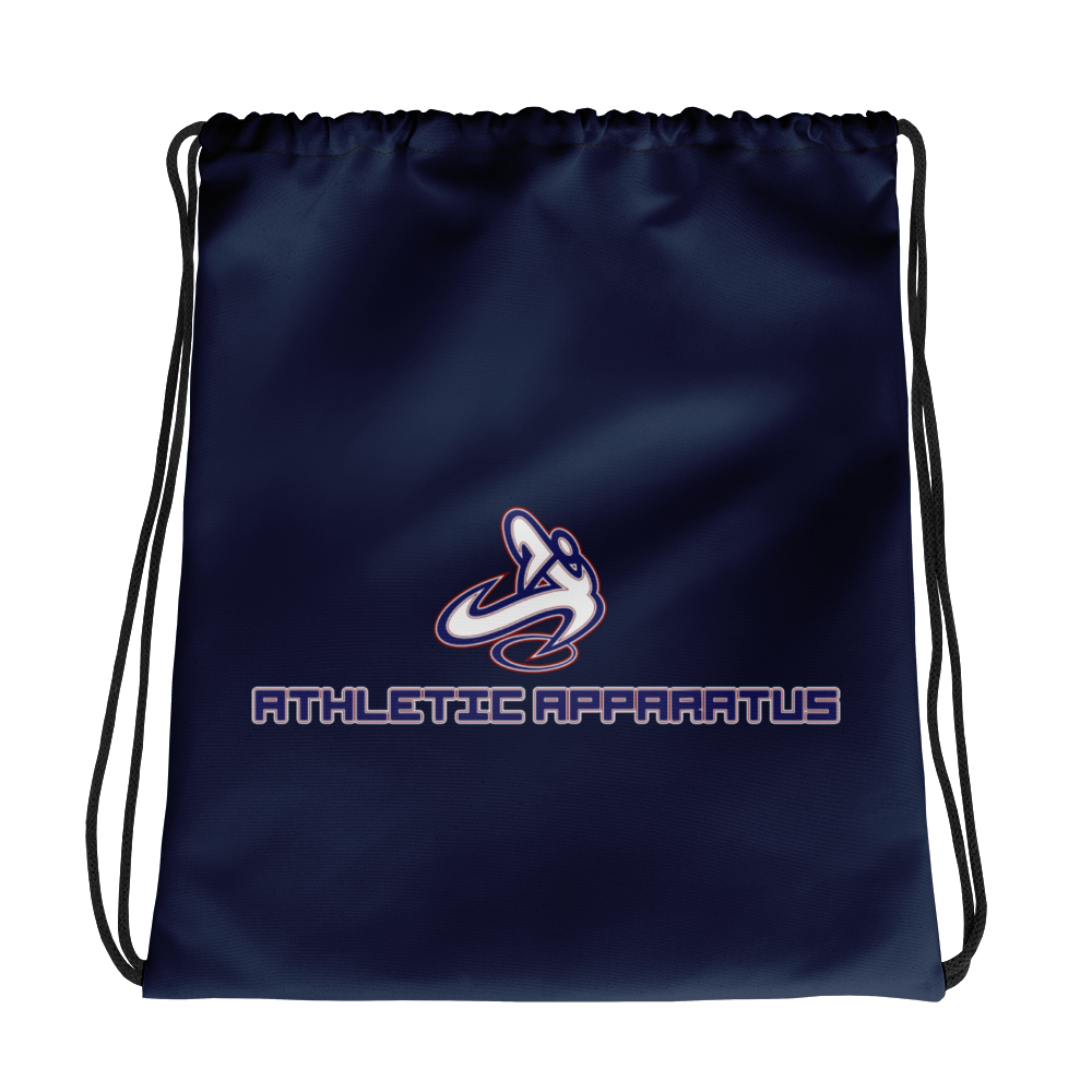 Athletic Apparatus Navy RWB Logo V1 Drawstring bag - Athletic Apparatus
