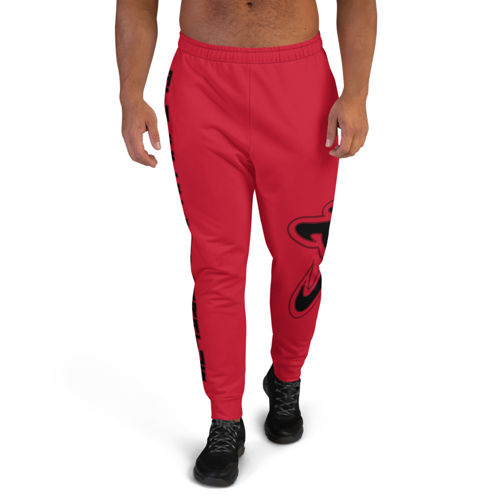 Athletic Apparatus Red Black Logo V1 Men's Joggers - Athletic Apparatus