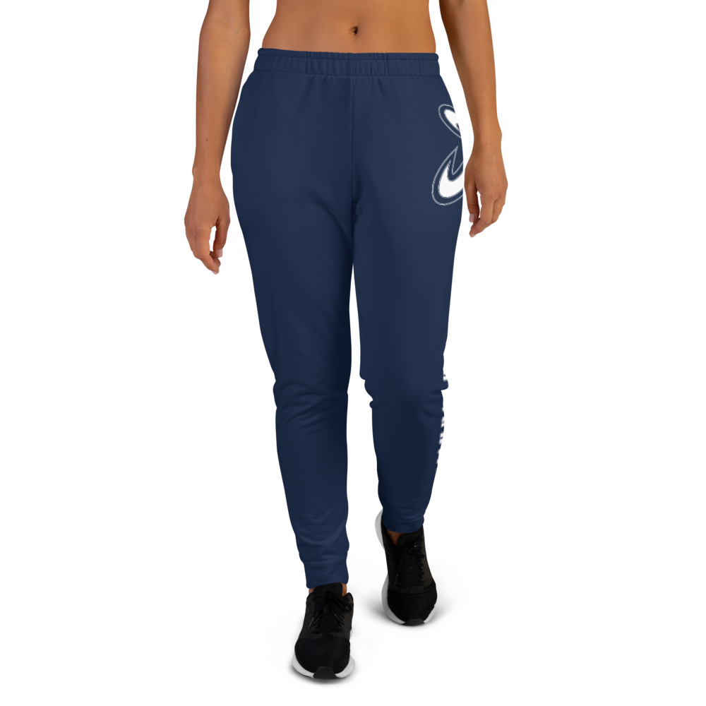 Athletic Apparatus Navy White Logo Women's Joggers - Athletic Apparatus