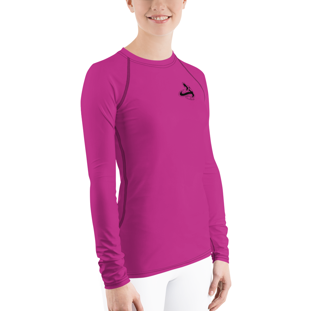 
                      
                        Athletic Apparatus Pink Black logo Women's Rash Guard - Athletic Apparatus
                      
                    