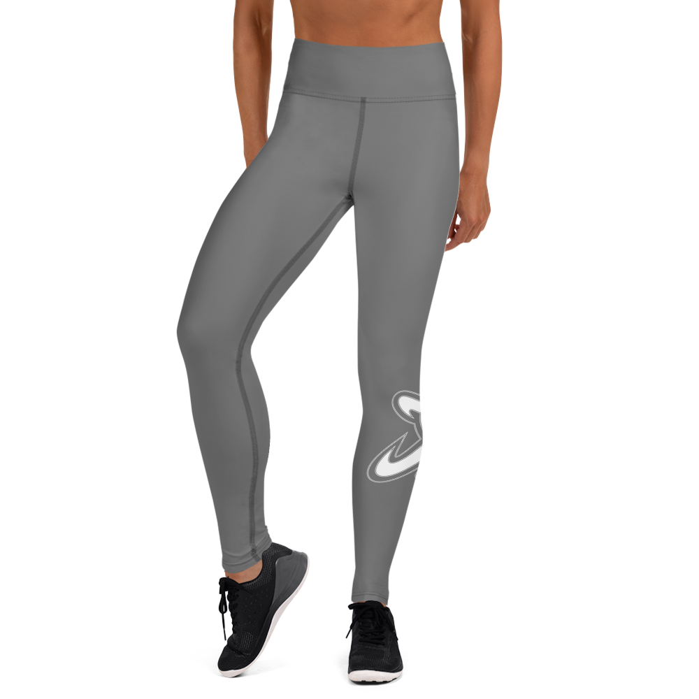 
                      
                        Athletic Apparatus Grey White logo V3 Yoga Leggings - Athletic Apparatus
                      
                    