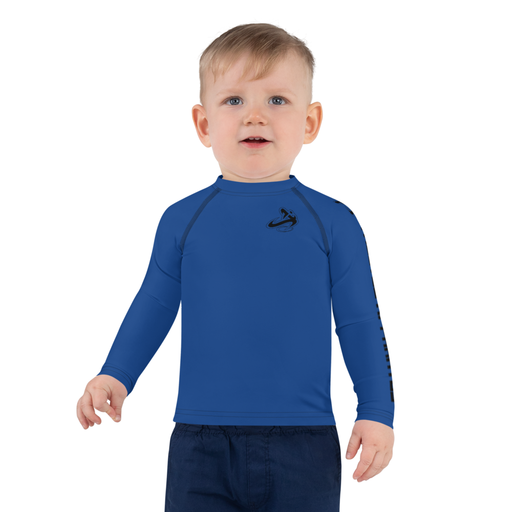 
                      
                        Athletic Apparatus Blue 2 Black logo Kids Rash Guard - Athletic Apparatus
                      
                    