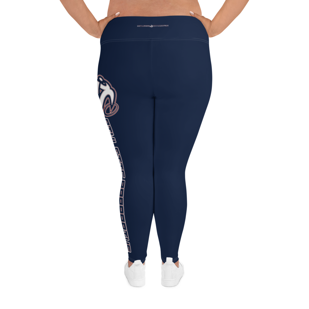 
                      
                        Athletic Apparatus Navy Blue rwb logo White stitch Plus Size Leggings - Athletic Apparatus
                      
                    