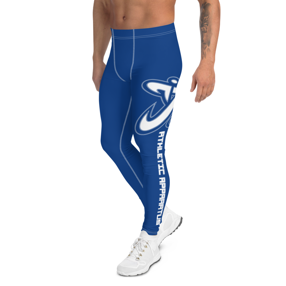 
                      
                        Athletic Apparatus Blue 2 White logo White Stitch V2 Men's Leggings - Athletic Apparatus
                      
                    