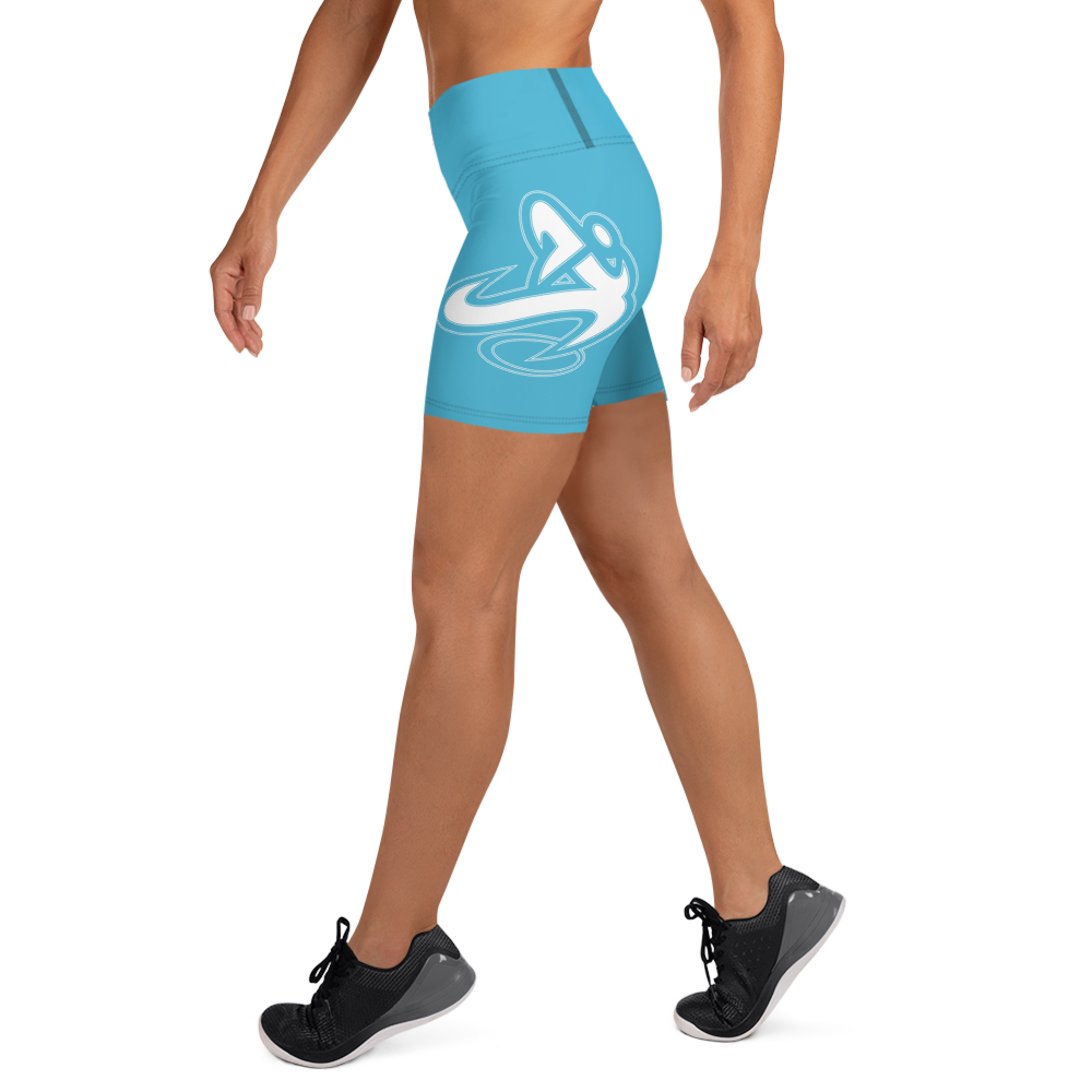 
                      
                        Athletic Apparatus Blue 7 White logo Yoga Shorts - Athletic Apparatus
                      
                    