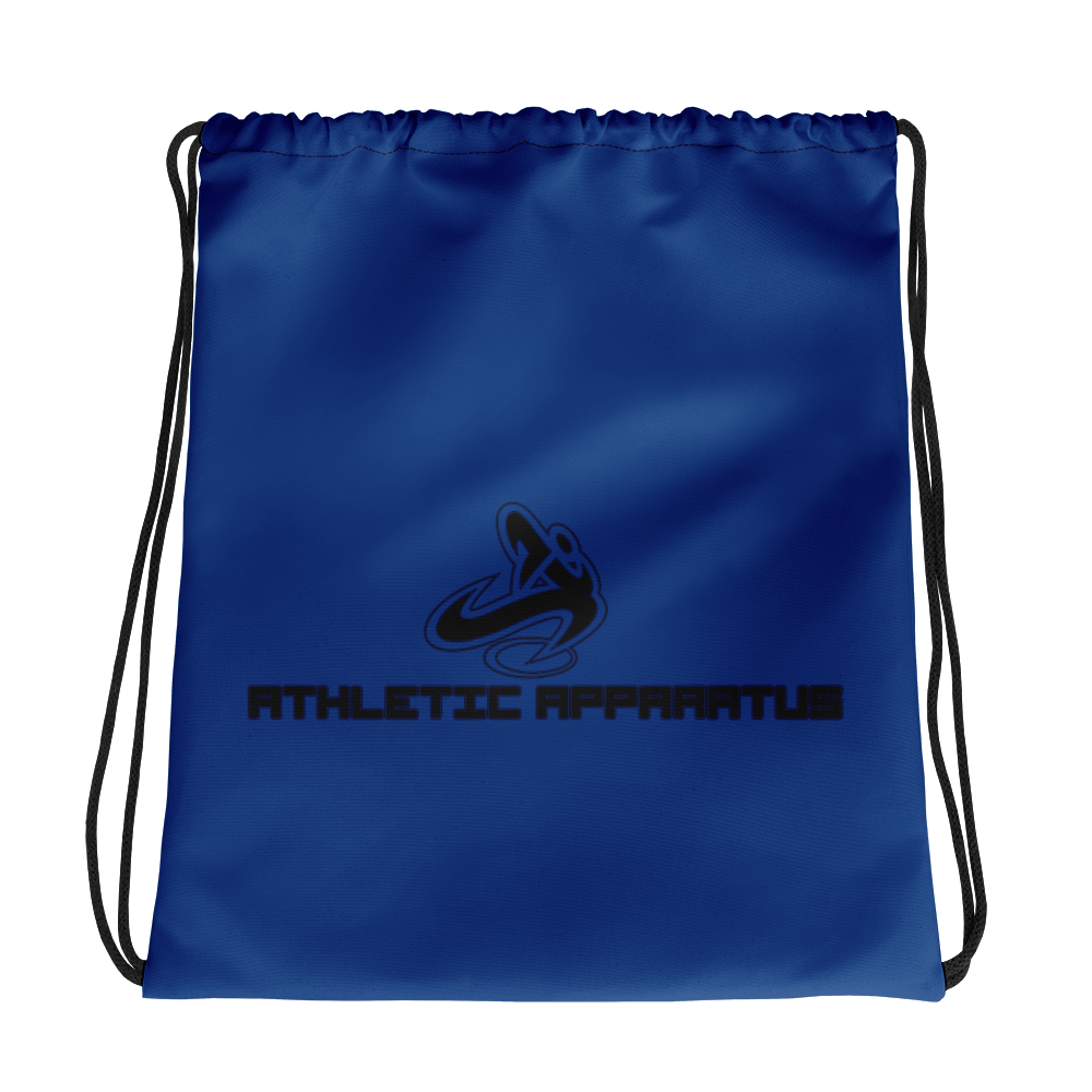Athletic Apparatus Blue 2 Black Logo V2 Drawstring bag - Athletic Apparatus