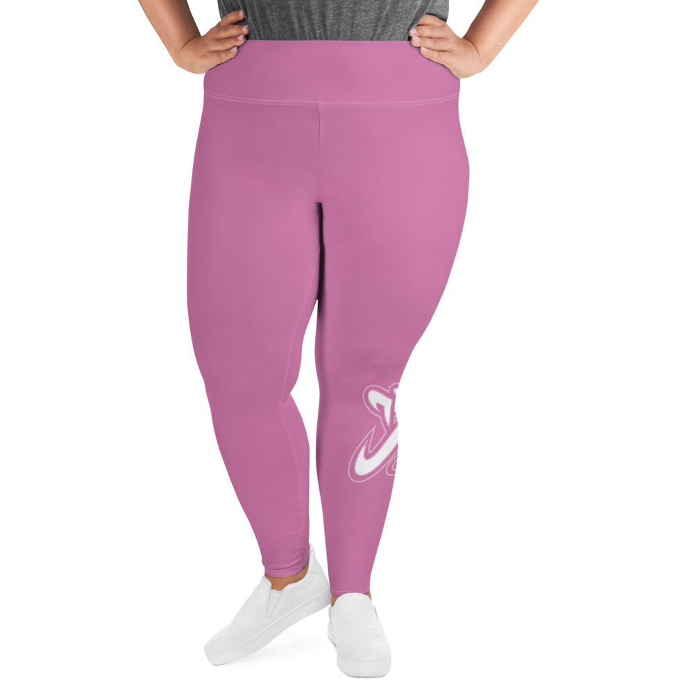 
                      
                        Athletic Apparatus Pink 1 White logo White stitch V3 Plus Size Leggings - Athletic Apparatus
                      
                    