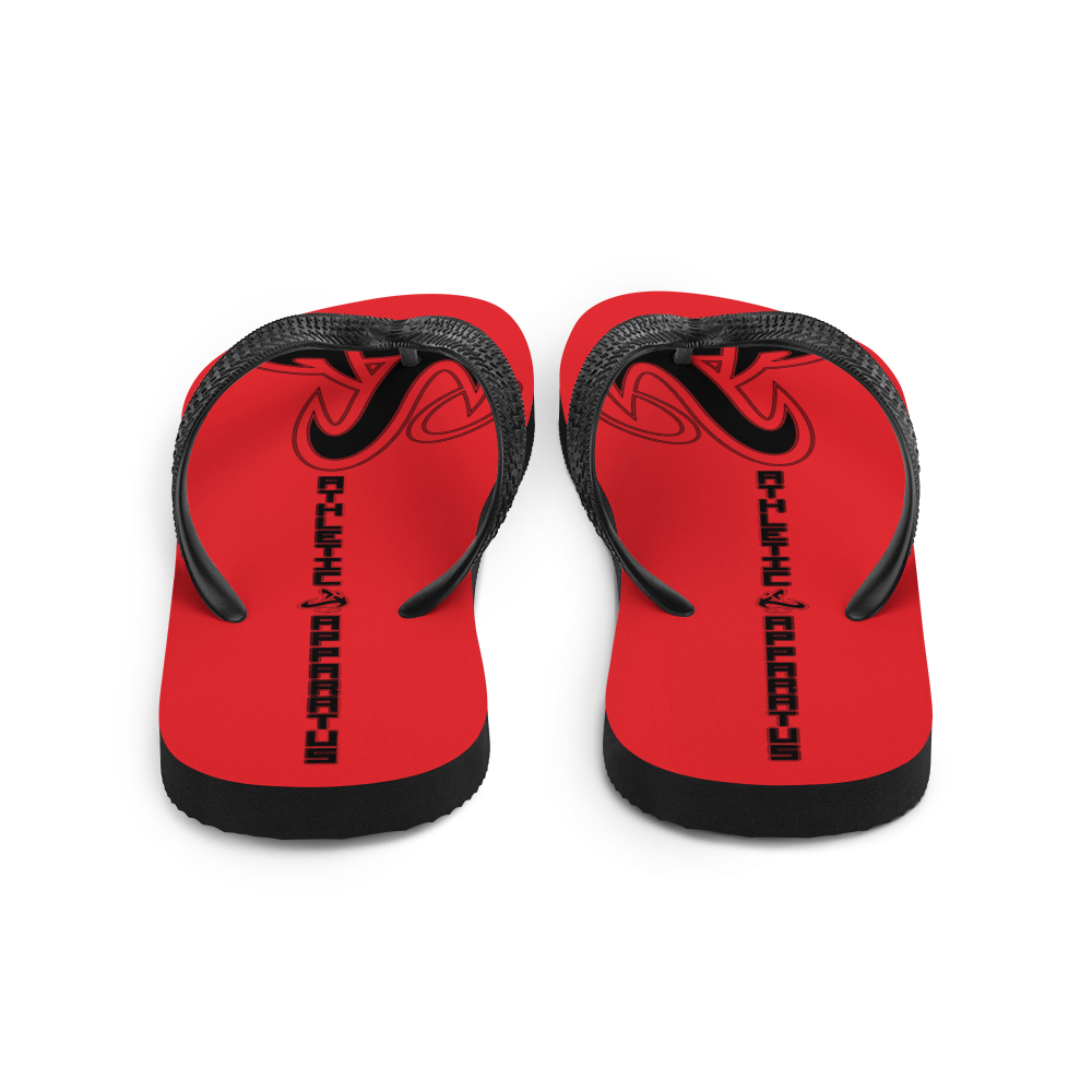 
                  
                    Athletic Apparatus Red 1 Black logo Flip-Flops - Athletic Apparatus
                  
                