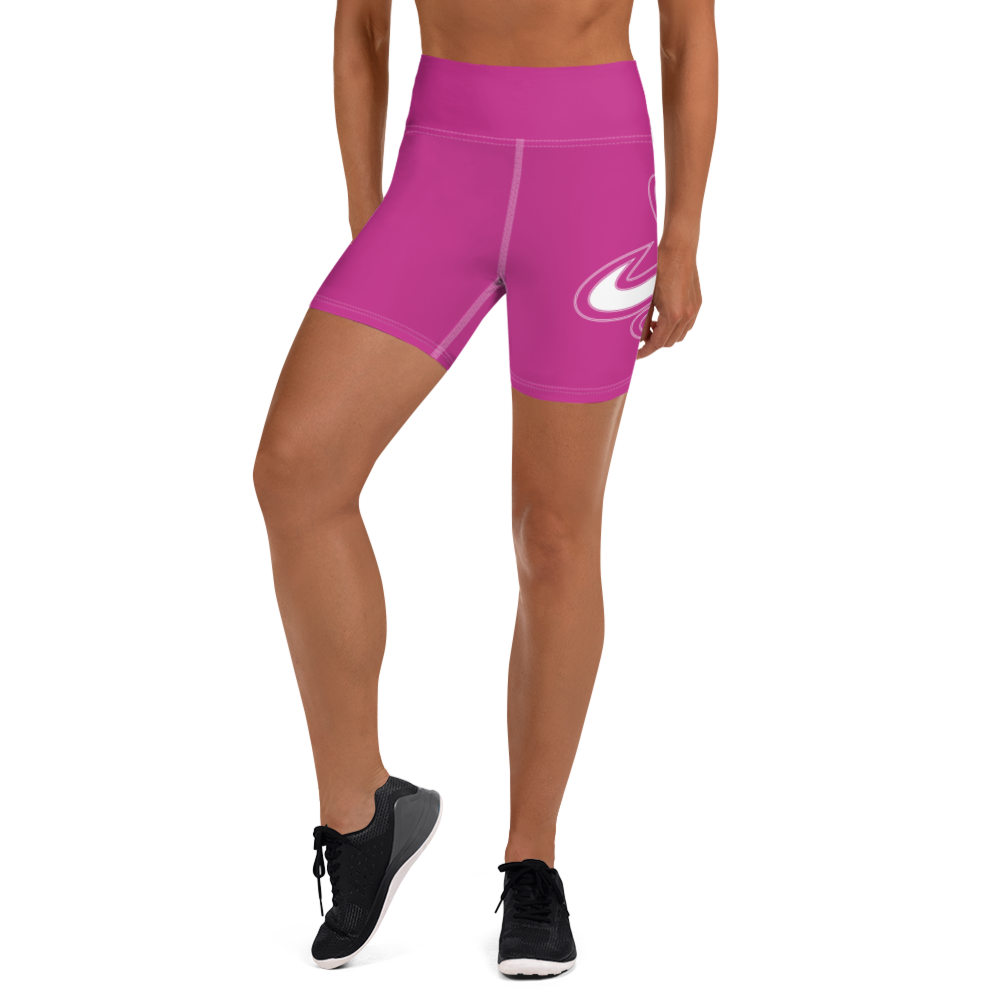 
                      
                        Athletic Apparatus Pink White logo White stitch Yoga Shorts - Athletic Apparatus
                      
                    