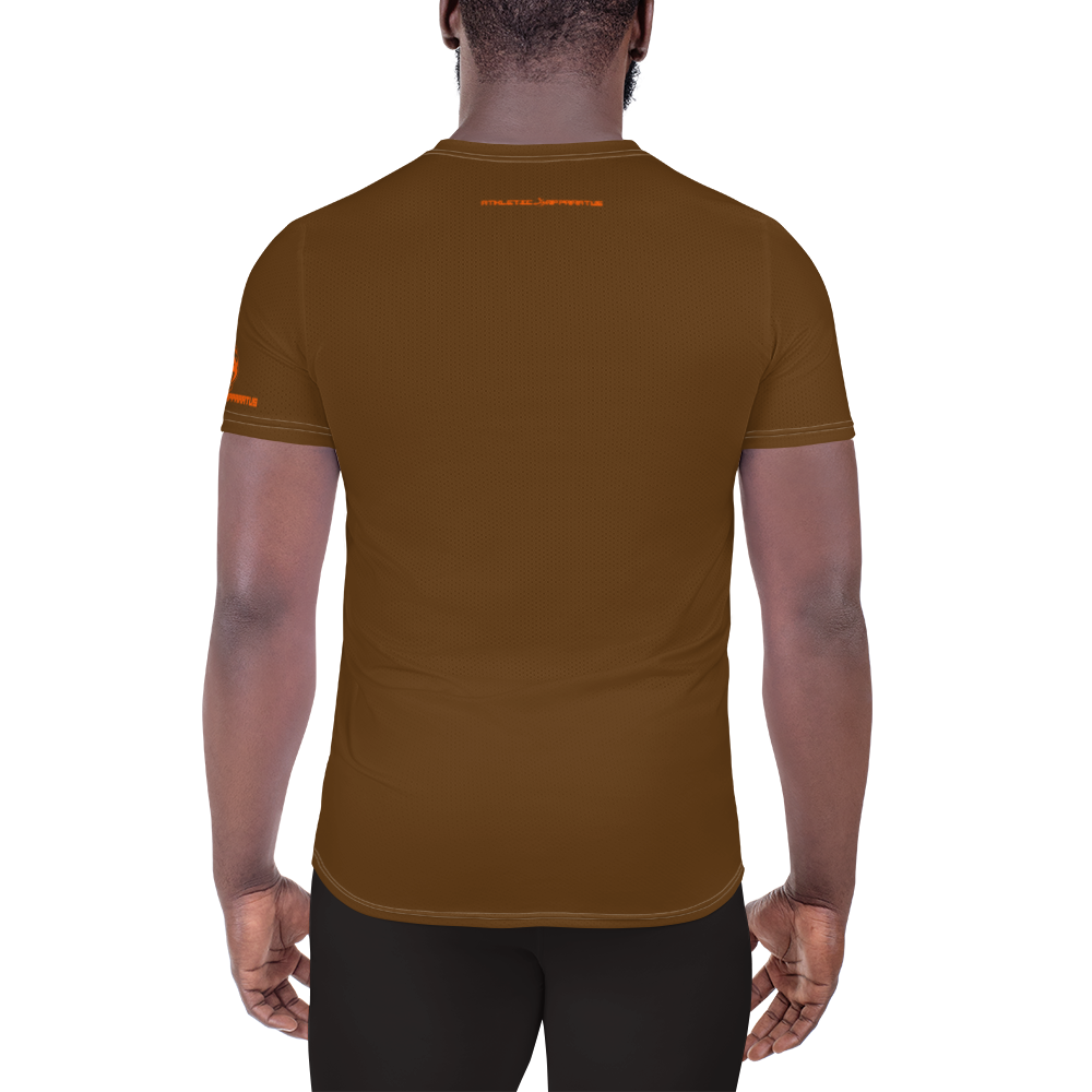 
                      
                        Athletic Apparatus Brown Orange 2 logo White stitch Men's Athletic T-shirt - Athletic Apparatus
                      
                    