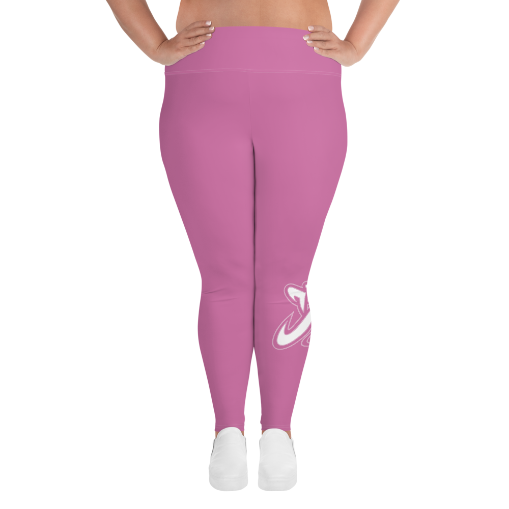 
                      
                        Athletic Apparatus Pink 1 White logo White stitch V3 Plus Size Leggings - Athletic Apparatus
                      
                    