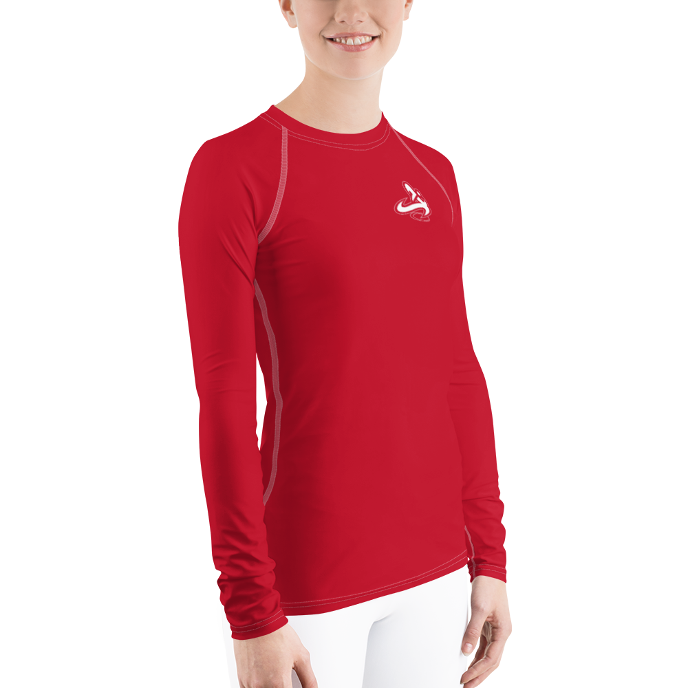 
                      
                        Athletic Apparatus Red White stitch Women's Rash Guard - Athletic Apparatus
                      
                    