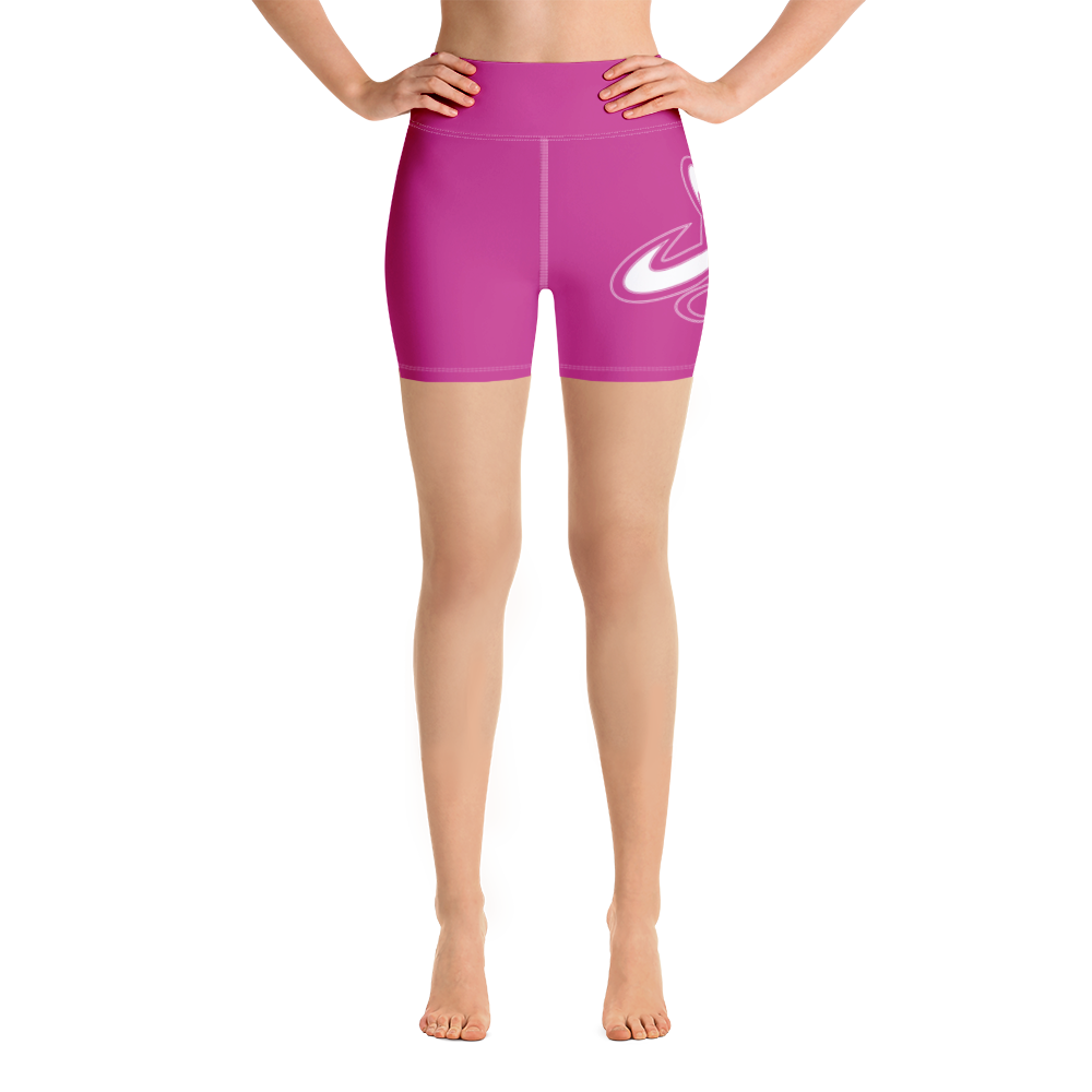 
                      
                        Athletic Apparatus Pink White logo White stitch Yoga Shorts - Athletic Apparatus
                      
                    