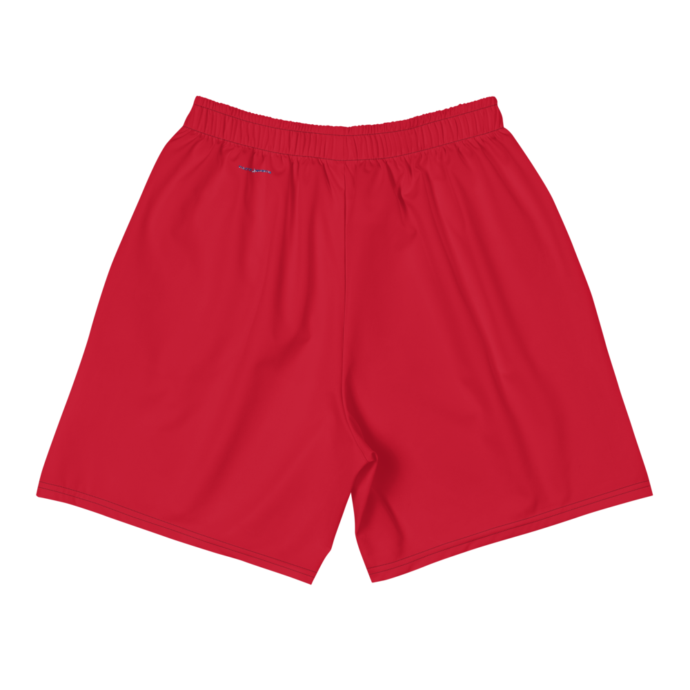 Athletic Apparatus Red, rwb logo Men's Athletic Long Shorts - Athletic Apparatus