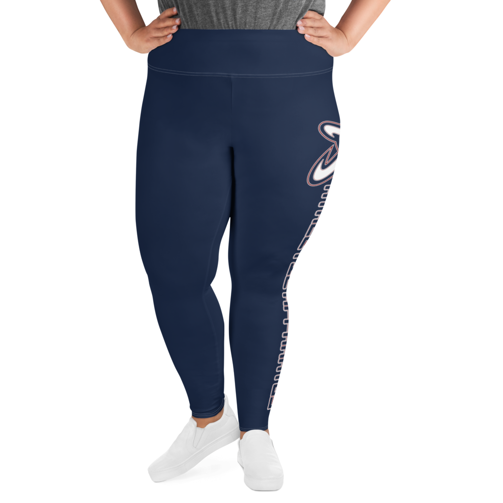 
                      
                        Athletic Apparatus Navy Blue rwb logo White stitch Plus Size Leggings - Athletic Apparatus
                      
                    